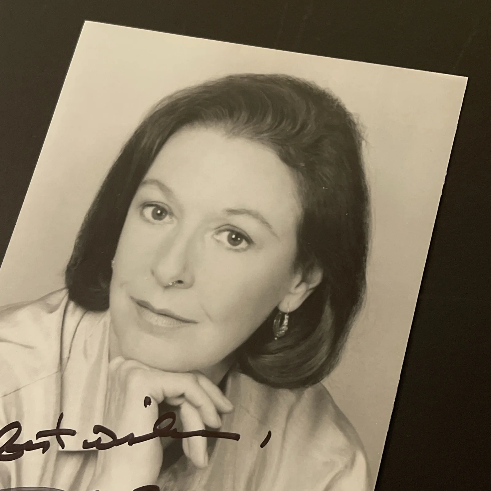JANE ALEXANDER Nat Endow For Arts Chair: Hand Signed Celebrity Photo 5x7” / KSK, image 3