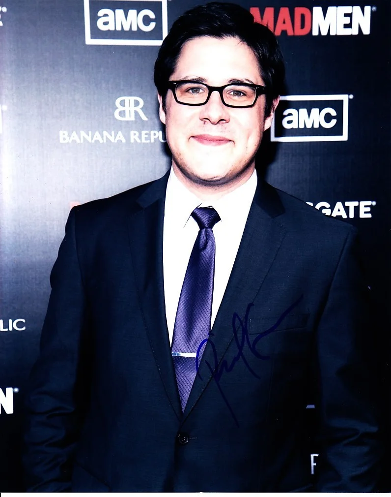 Rich Sommer — RICH SOMMER SIGNED 8X10 PHOTO PICTURE HARRY CRANE MAD MEN IP SIGNATURE #3