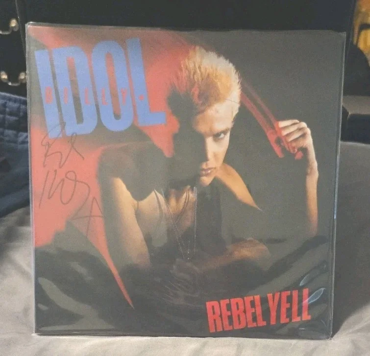 Billy Idol Rebel Yell Vinyl Expanded Edition - Autographed - SIGNED - 2LP, image 2