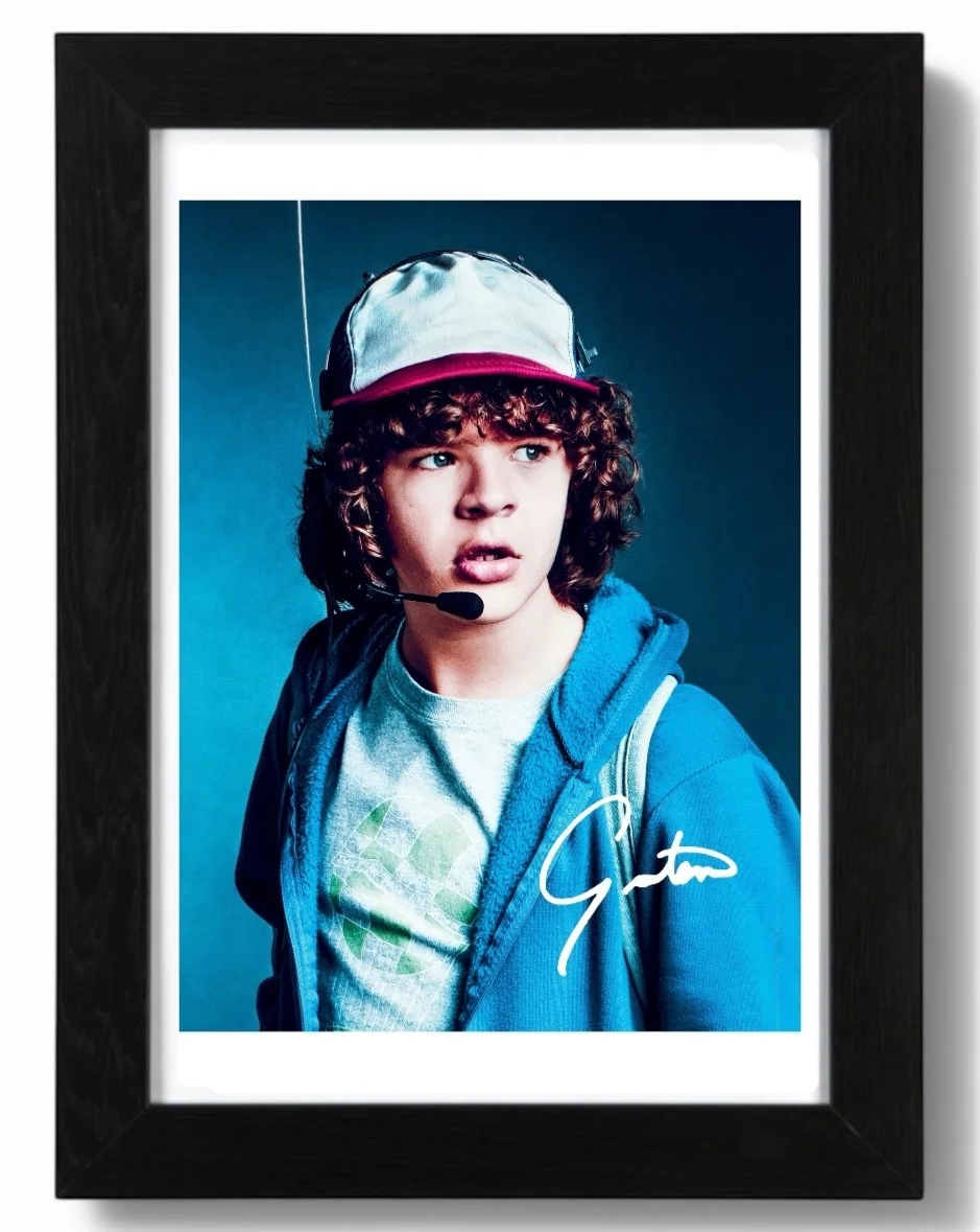 Gaten Matarazzo Signed Autograph PHOTO Pre Print 6x4/A4/ Framed Stranger Things, image 3