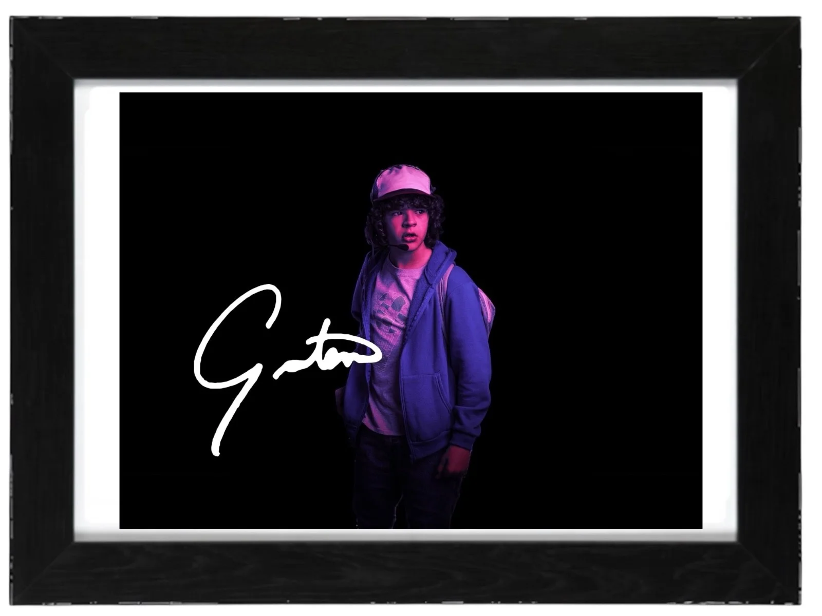 Gaten Matarazzo Signed Autograph PHOTO Pre Print 6x4/A4/ Framed Stranger Things, изображение 3