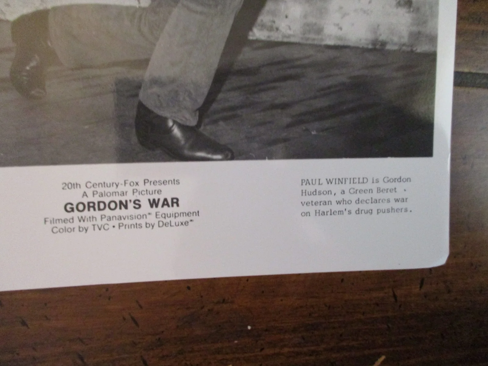 Paul Winfield ("GORDON'S WAR")1979 8 x 10 Glossy Black and White Press Photo, image 2