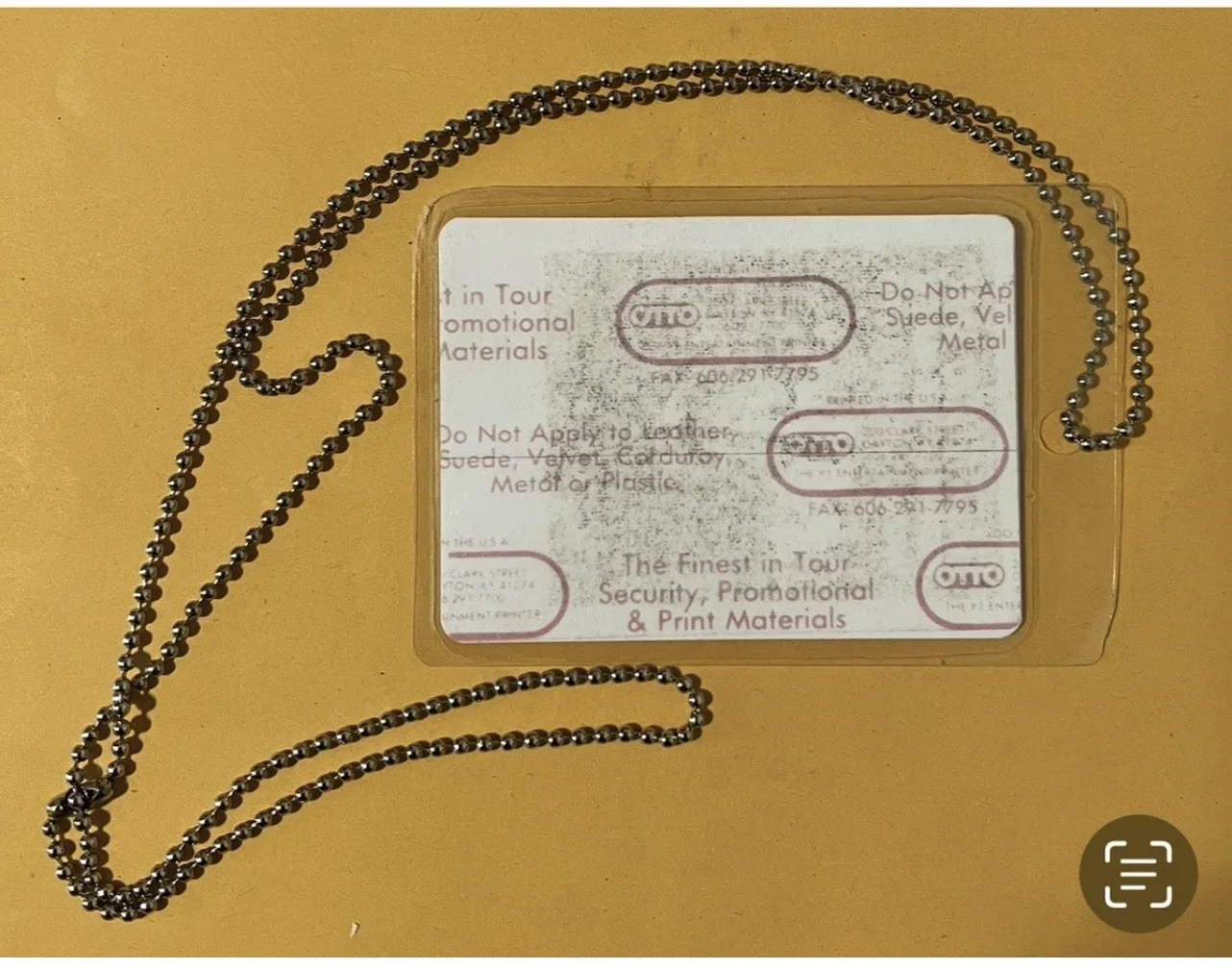 Fleetwood Mac Back Stage Concert Pass From 1990 Stevie Nicks, image 3