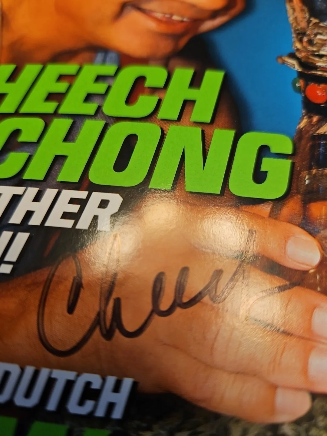 Cheech And Chong Autographed High Times Magazine With Pics., image 3