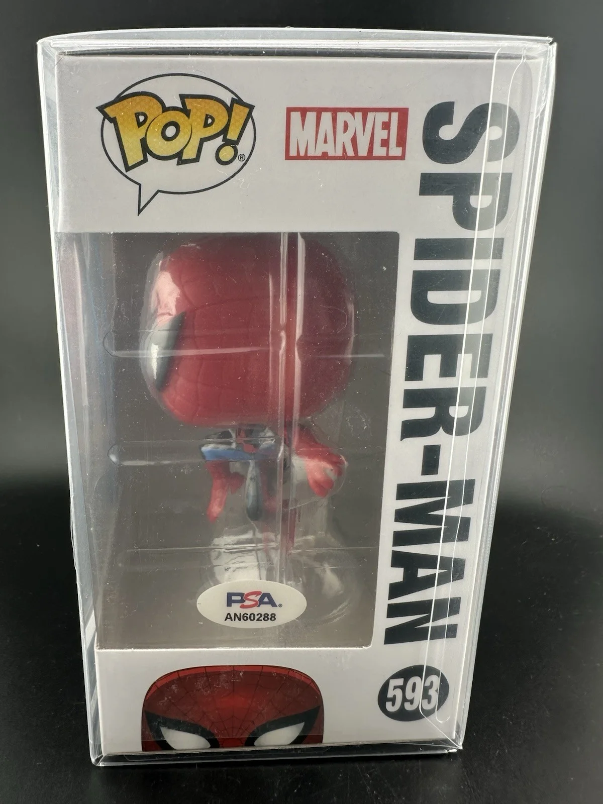 Andrew Garfield — Andrew Garfield Signed Spider-Man No Way Home Funko Pop 593 PSA CERT, image 4