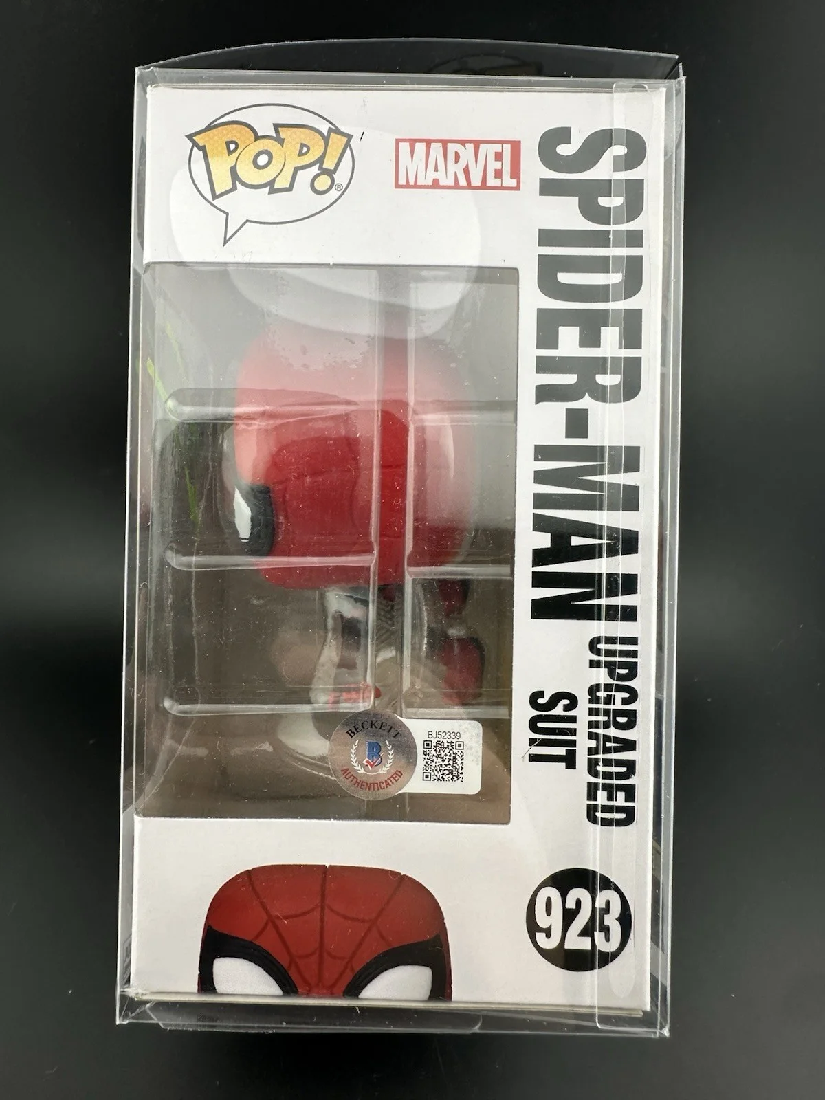 Andrew Garfield — Andrew Garfield Signed Spider-Man No Way Home Funko Pop 923 Beckett Witnessed, изображение 4