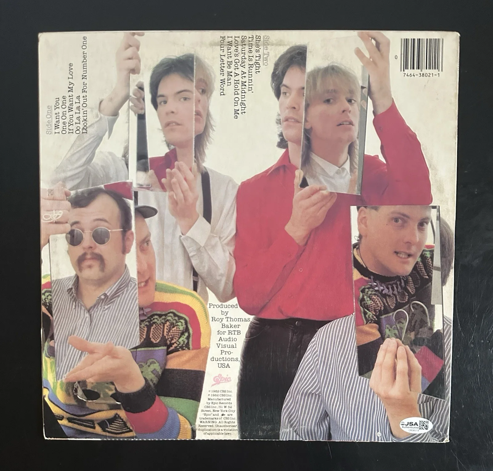 ROBIN ZANDER SIGNED ONE ON ONE CHEAP TRICK VINYL RECORD ALBUM LP JSA COA, изображение 4