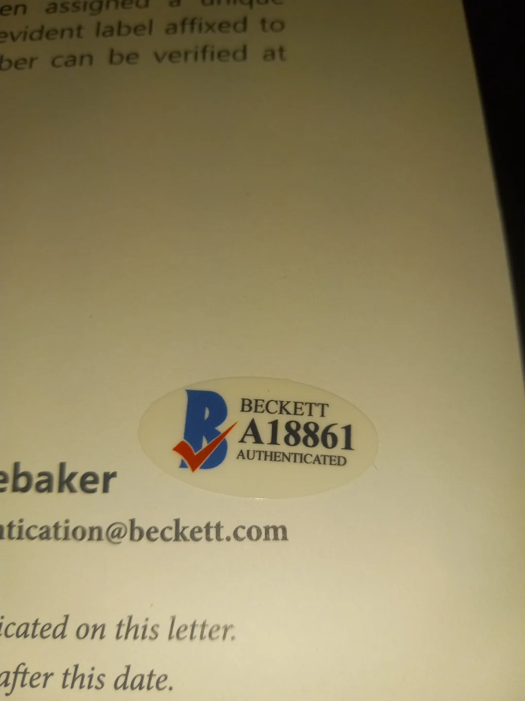 Brandi Brandt Signed 8x10 Photo BAS #A18861 Beckett COA And Sticker, изображение 4