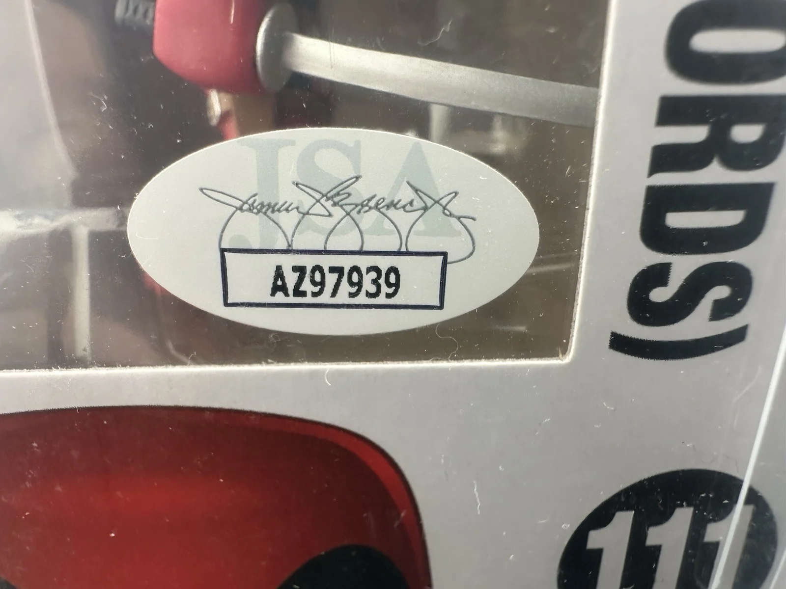 T.J.Miller — TJ Miller Hand Signed Nerd Deadpool Funko Pop #111 Weasel Inscription JSA CERT, изображение 4