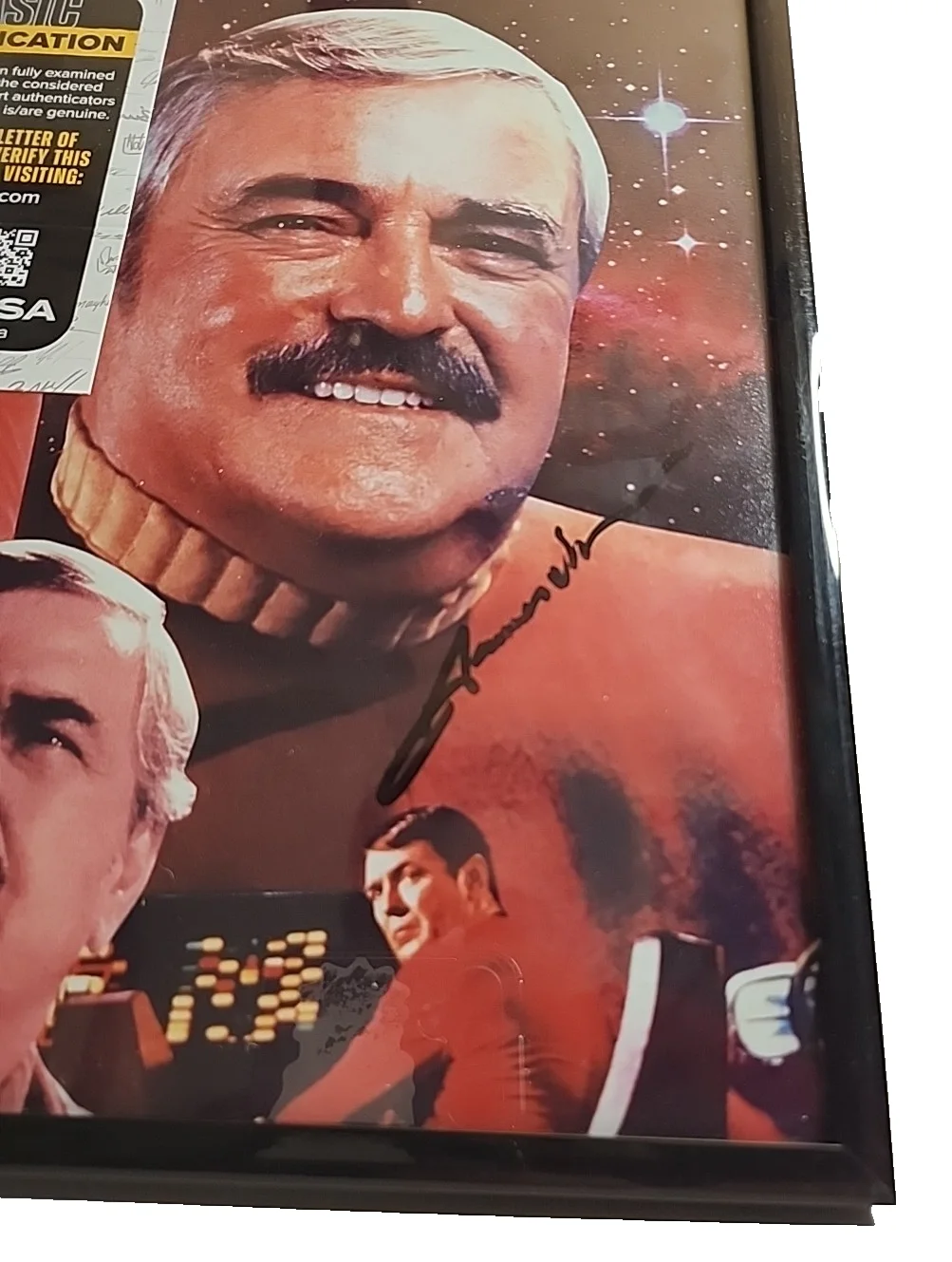 James Doohan — James Doohan Signed Star Trek 8x10 Photo JSA COA Framed Autograph, image 2