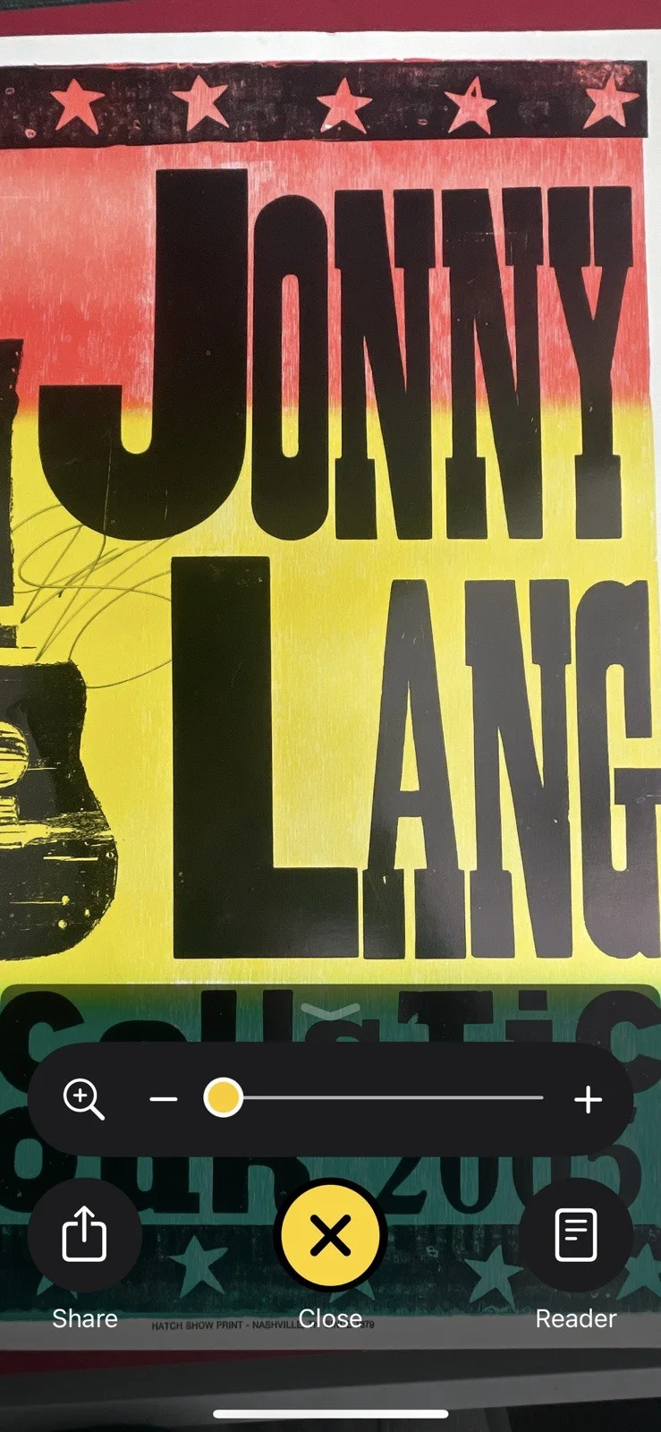 Jonny Lang Autographed 2005 Concert Poster Hatch Show Print Wente Vineyards, image 3