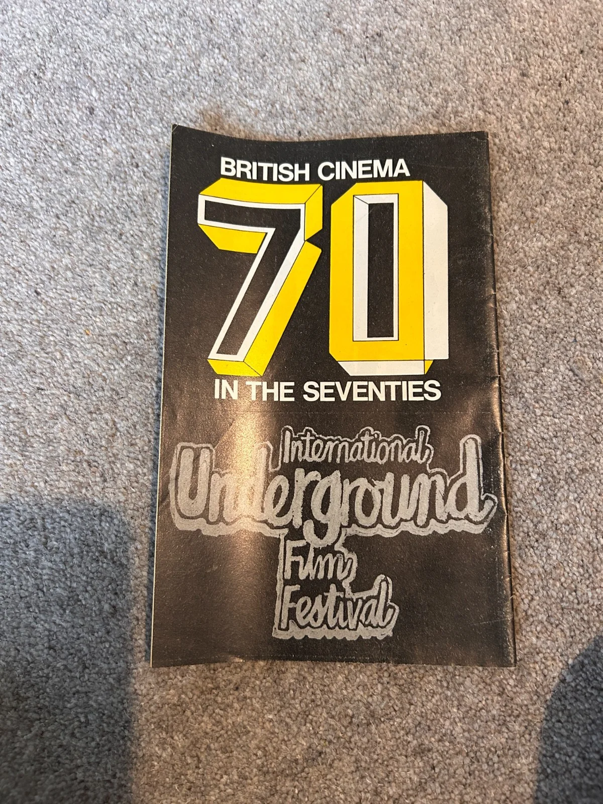 NF.T Programme 1970 History of Cinema Andy Warhol Yoko Ono Ken Loach BFI Booklet, изображение 2