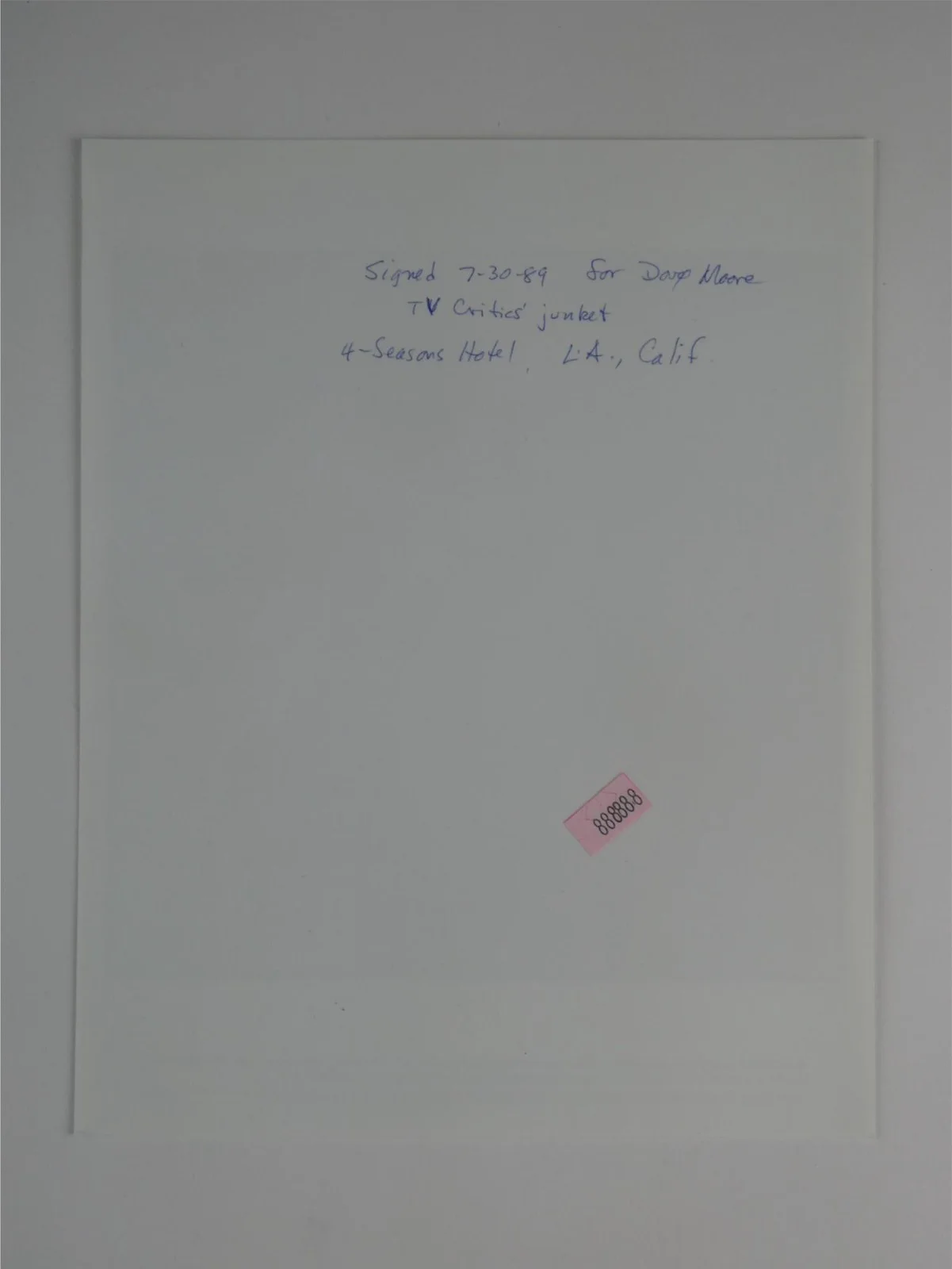 Brian DePalma — Brian De Palma Signed 8x10 Promo Photo Casualties Of War Autographed JSA COA, изображение 4
