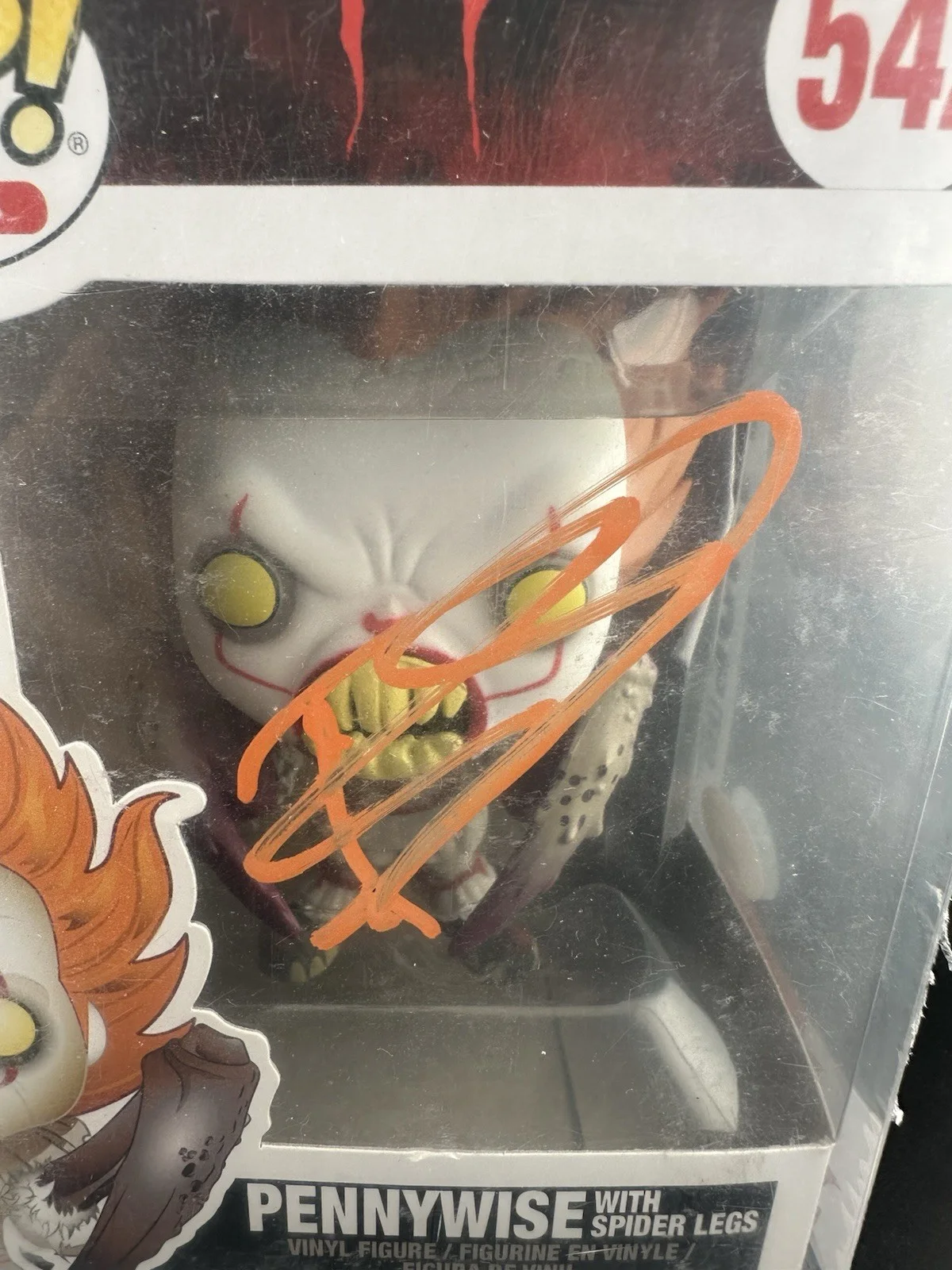 bill skarsgard — Bill Skarsgard IT Pennywise 542 Autographed Signed Funko Pop JSA COA AUTHENTIC, изображение 2