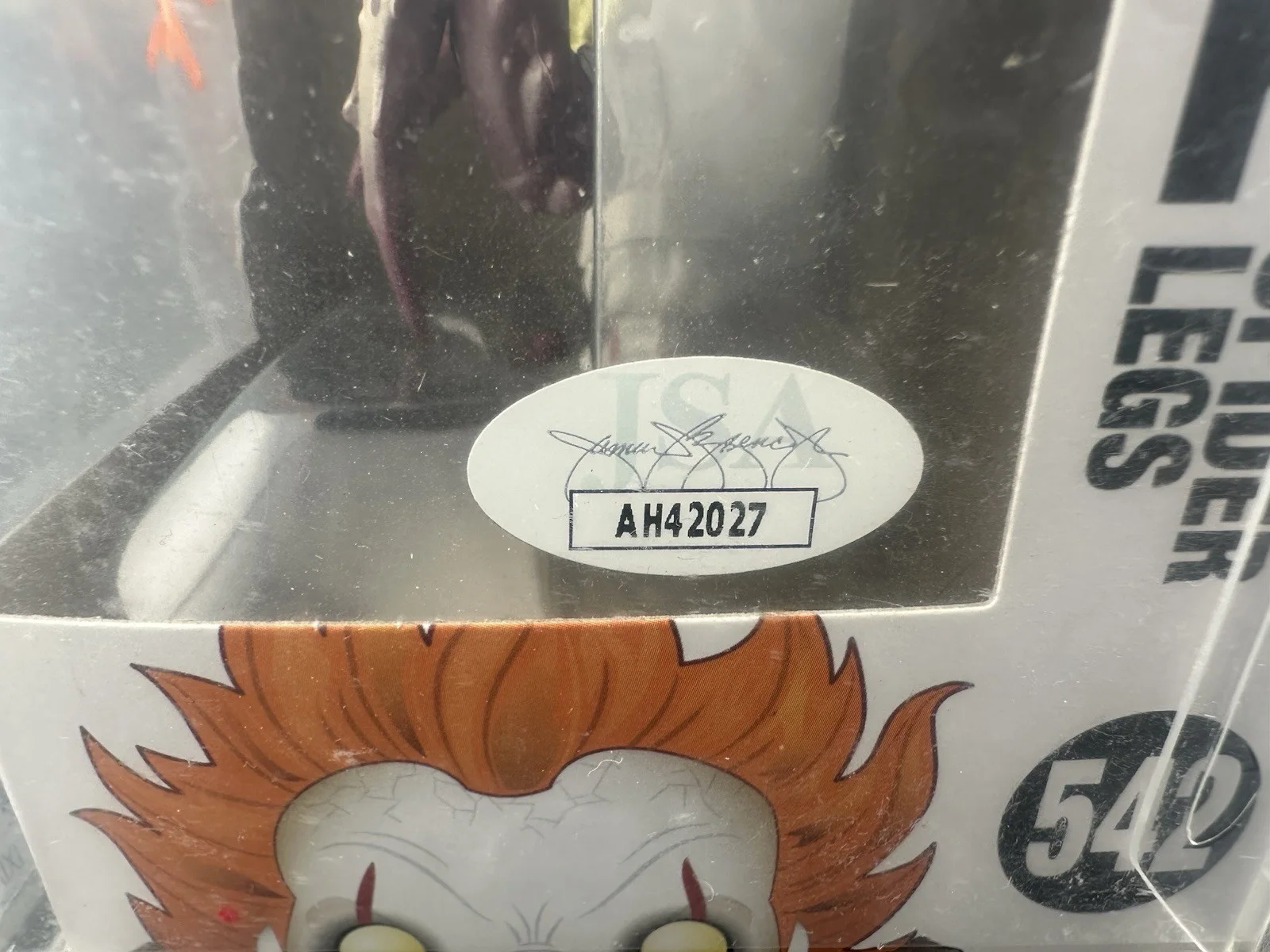 bill skarsgard — Bill Skarsgard IT Pennywise 542 Autographed Signed Funko Pop JSA COA AUTHENTIC, изображение 4