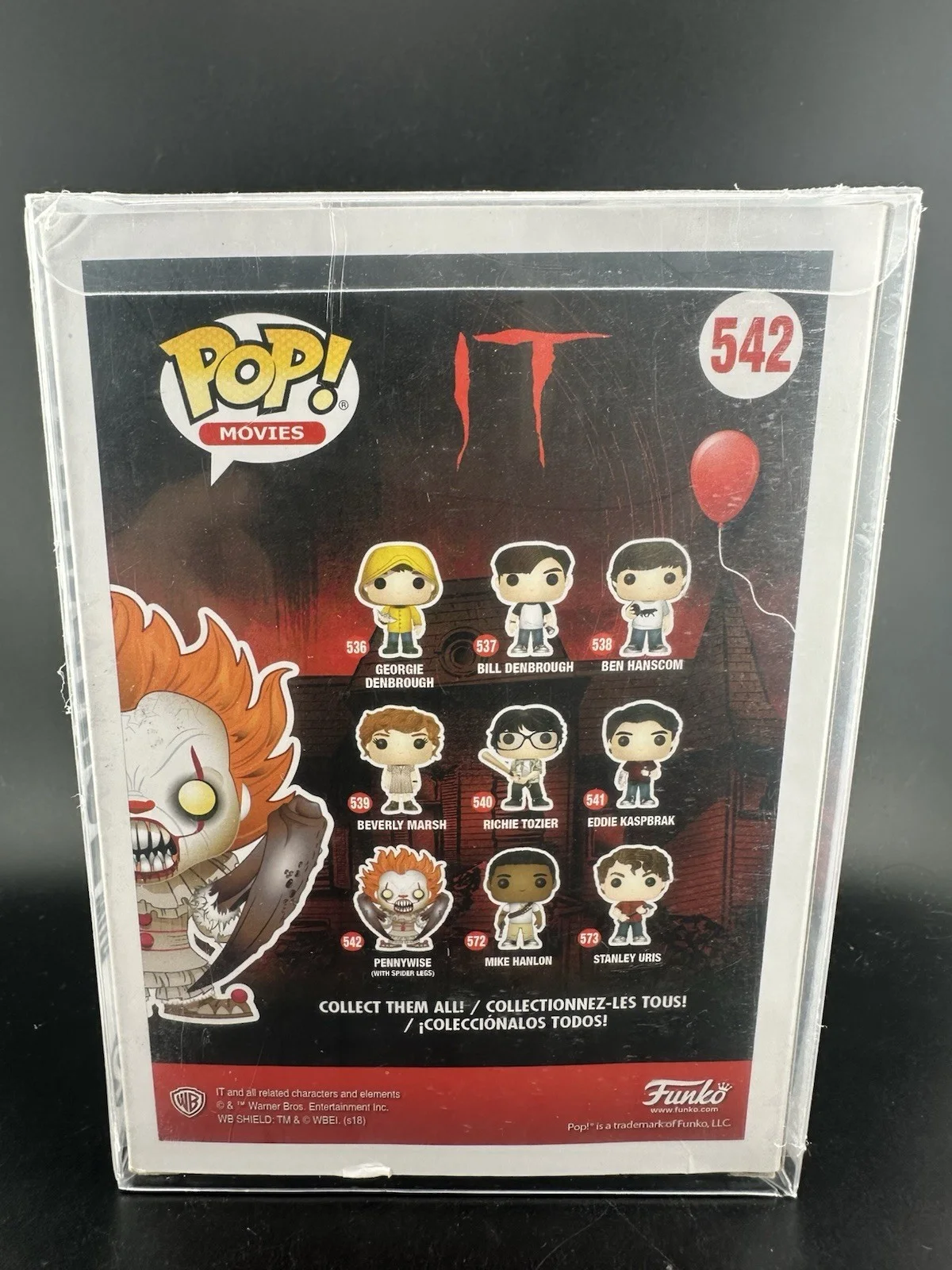 bill skarsgard — Bill Skarsgard IT Pennywise 542 Autographed Signed Funko Pop JSA COA AUTHENTIC, изображение 5