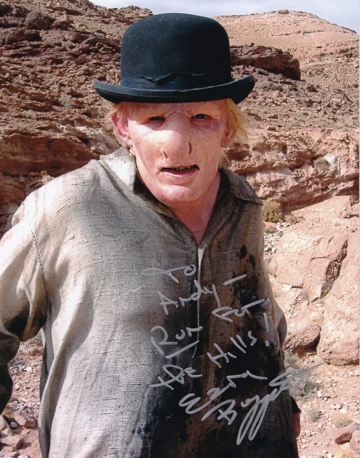 Ezra Buzzington — Ezra Buzzington Hills Have Eyes Signed 8x10 Photo COA