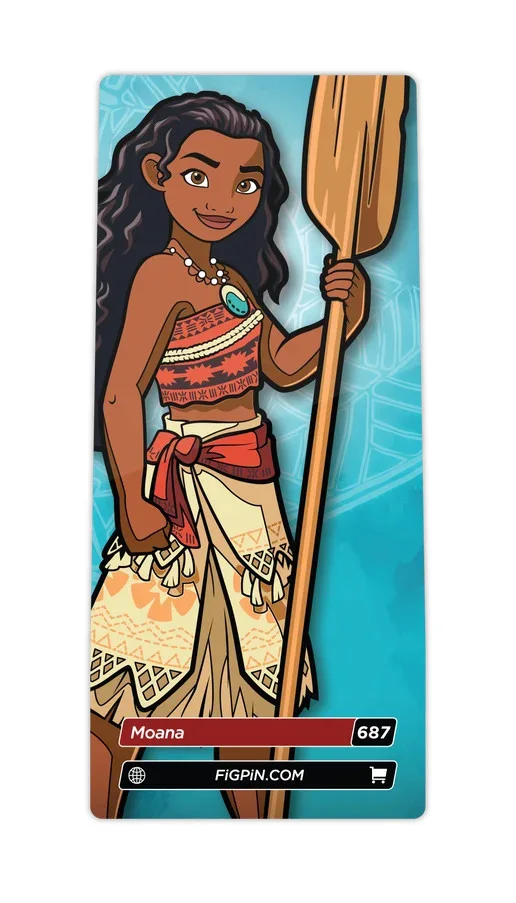 FiGPiN Moana (0687) Disney Princess 3-Inch Enamel Pin, image 2