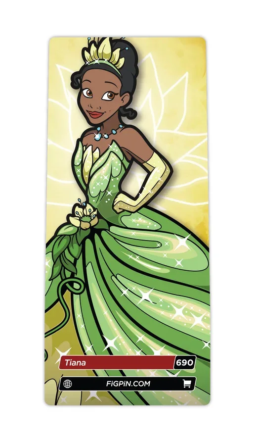 FiGPiN Tiana (0690) Disney Princess 3-Inch Enamel Pin, image 2