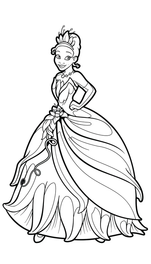 FiGPiN Tiana (0690) Disney Princess 3-Inch Enamel Pin, image 5