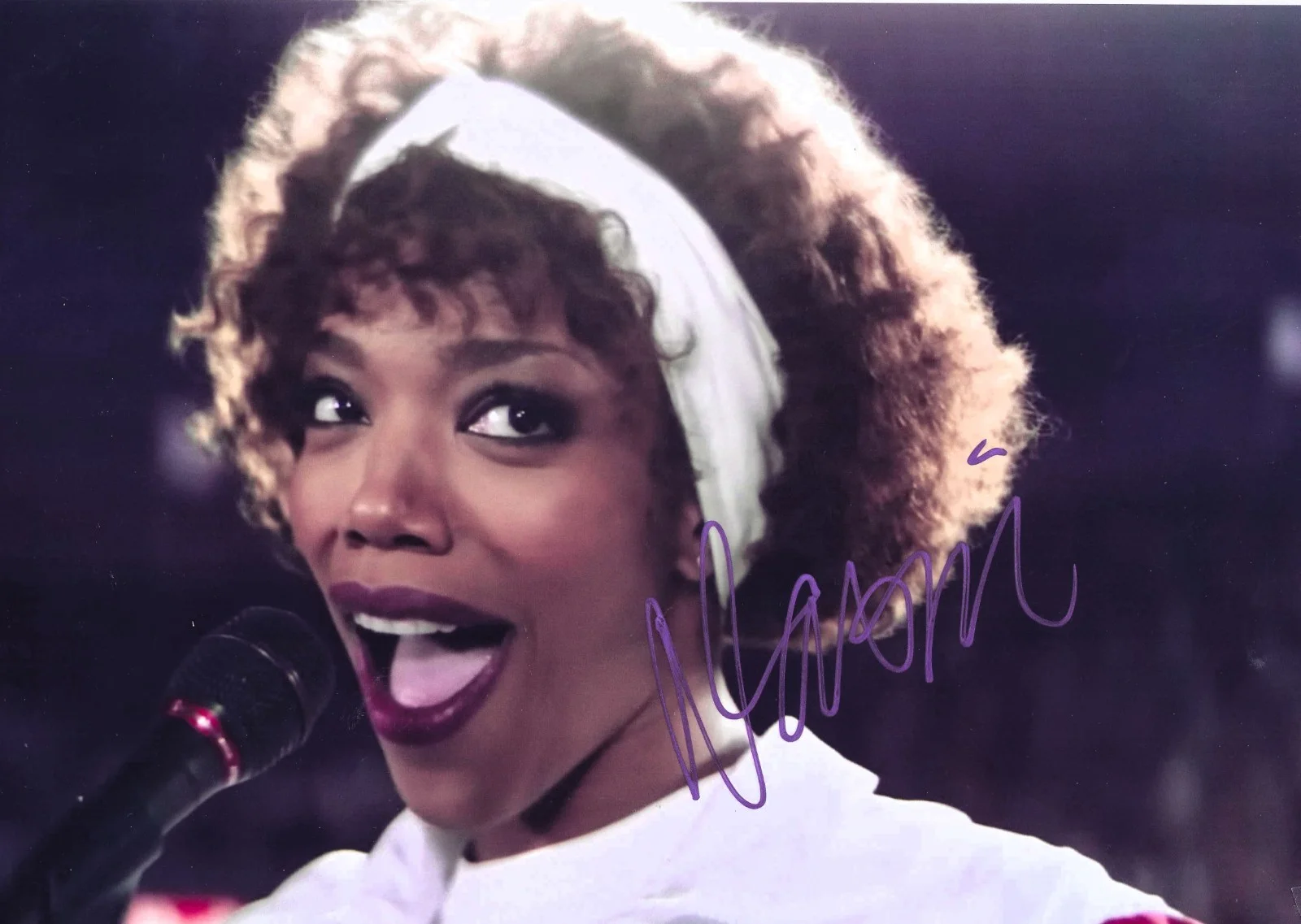 Naomi Ackie — NAOMI ACKIE signed as WHITNEY HOUSTON: I Wanna Dance 8x12 with COA + Star Wars