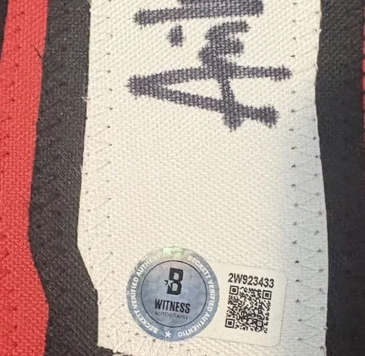 Ari Lehman — Ari Lehman Signed Jason Voorhees Hockey Jersey Friday The 13th w/ COA Beckett, изображение 5