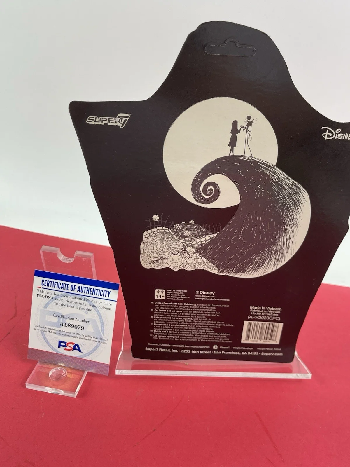 Chris Sarandon — NBC Jack Skellington ReAction Figure Signed By Chris Sarandon PSA/DNA Certified, изображение 4