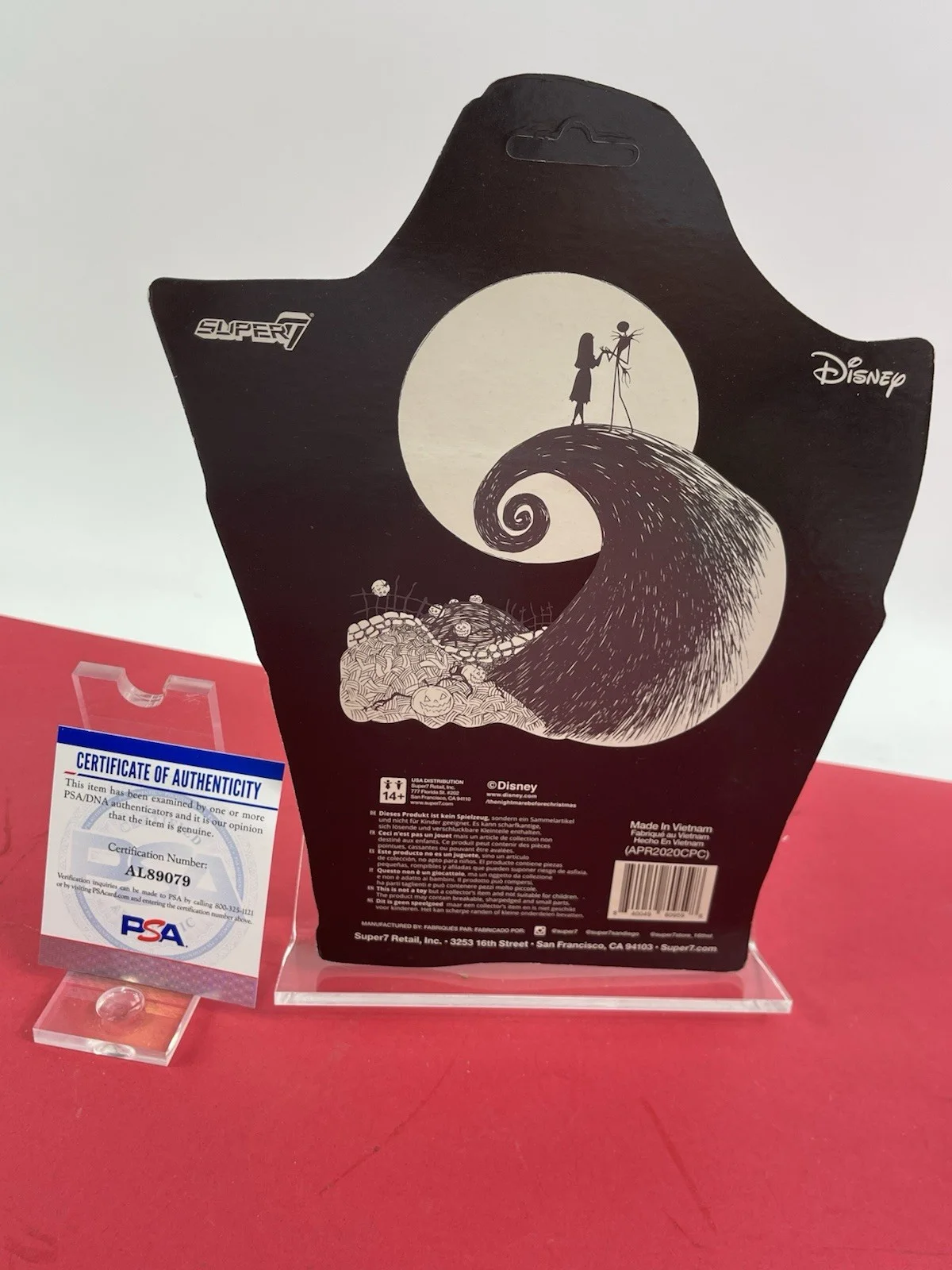 Chris Sarandon — NBC Jack Skellington ReAction Figure Signed By Chris Sarandon PSA/DNA Certified, изображение 5