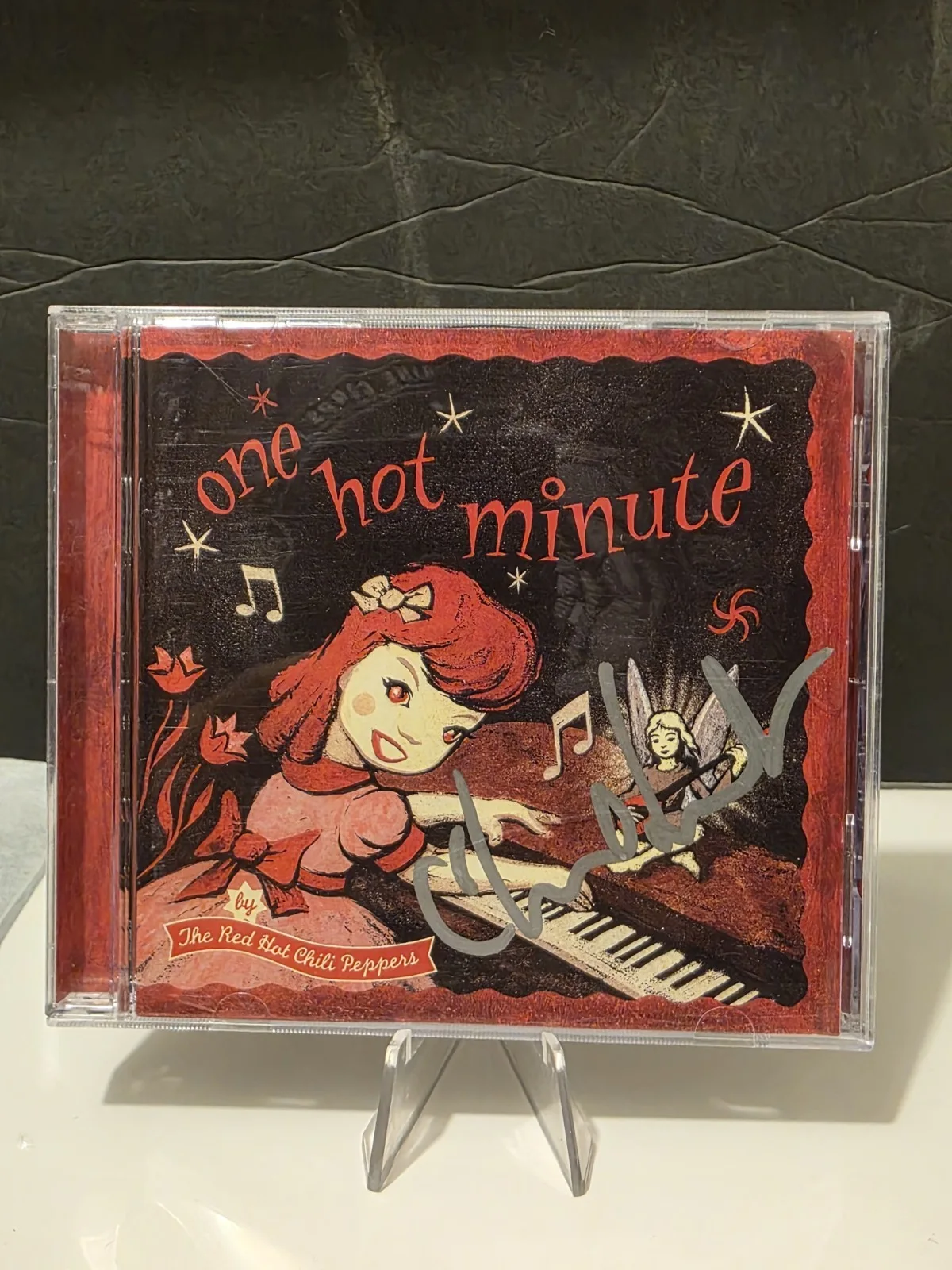 Signed Chad Smith Red Hot Chili Peppers CD One Hot Minute (JSA), image 2