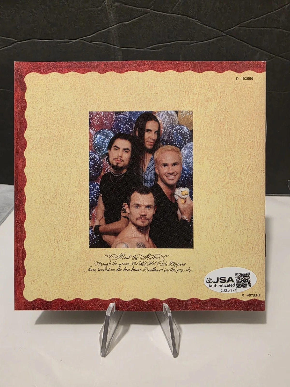 Signed Chad Smith Red Hot Chili Peppers CD One Hot Minute (JSA), image 5