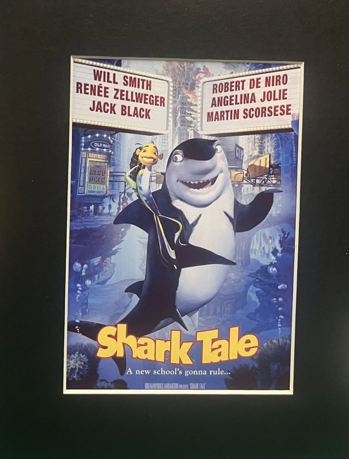 SHARK TALE. 35mm Film Cell MOUNTED Display, image 2