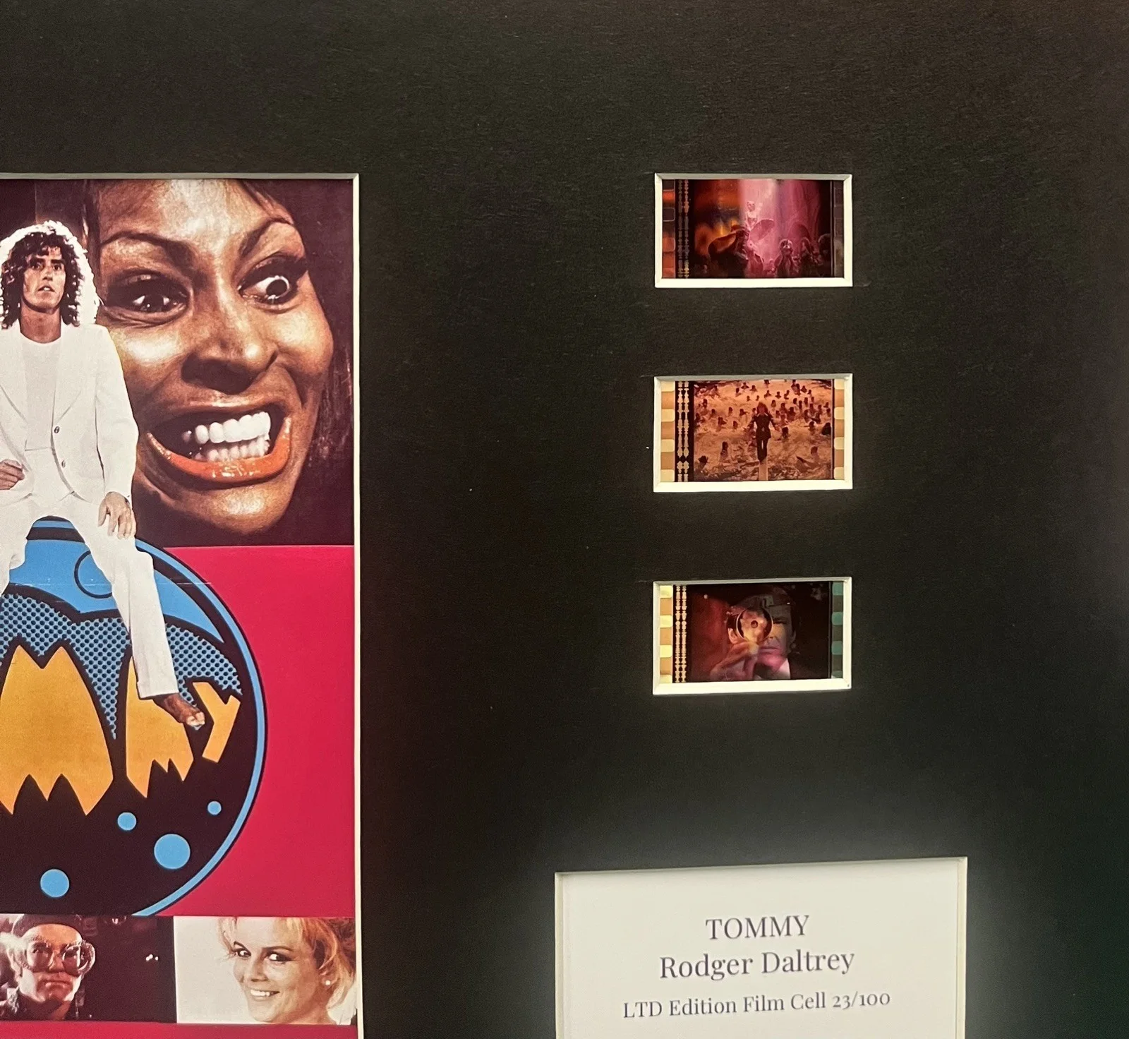 TOMMY. 35mm Film Cell MOUNTED Display, image 3