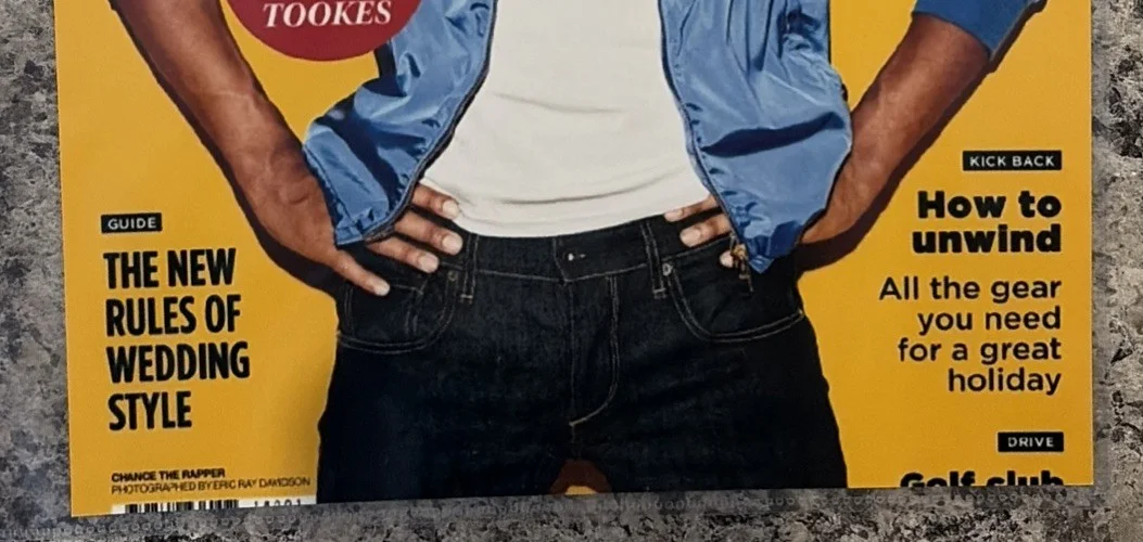 CHANCE THE RAPPER SIGNED 8X10 RAP PHOTO GQ “Chill Out” SEE PHOTOS FOR CONDITION, изображение 3