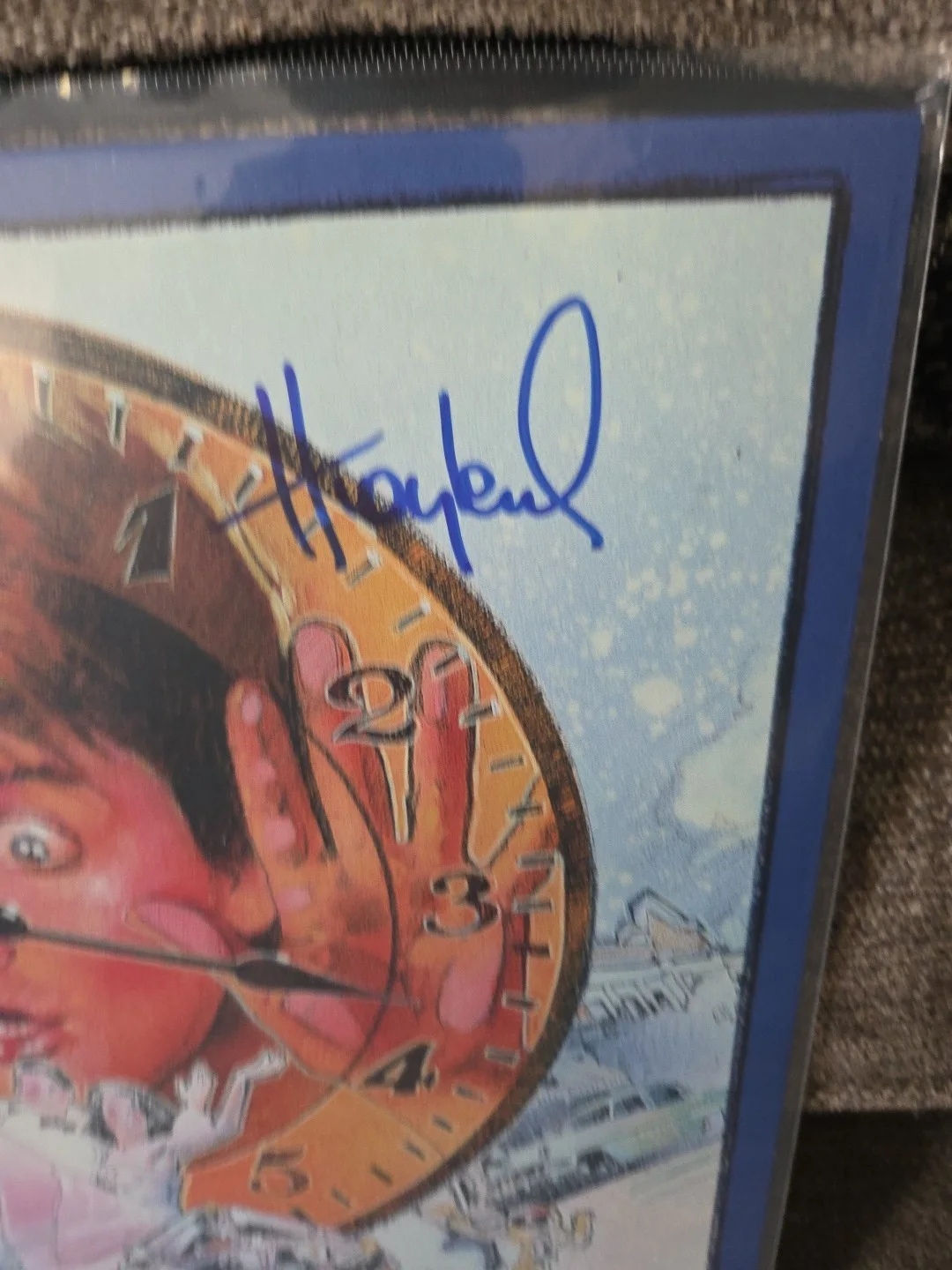 Back To The Future Autographed Alan Silvestri Composer & Huey Lewis Vinyl..., image 3