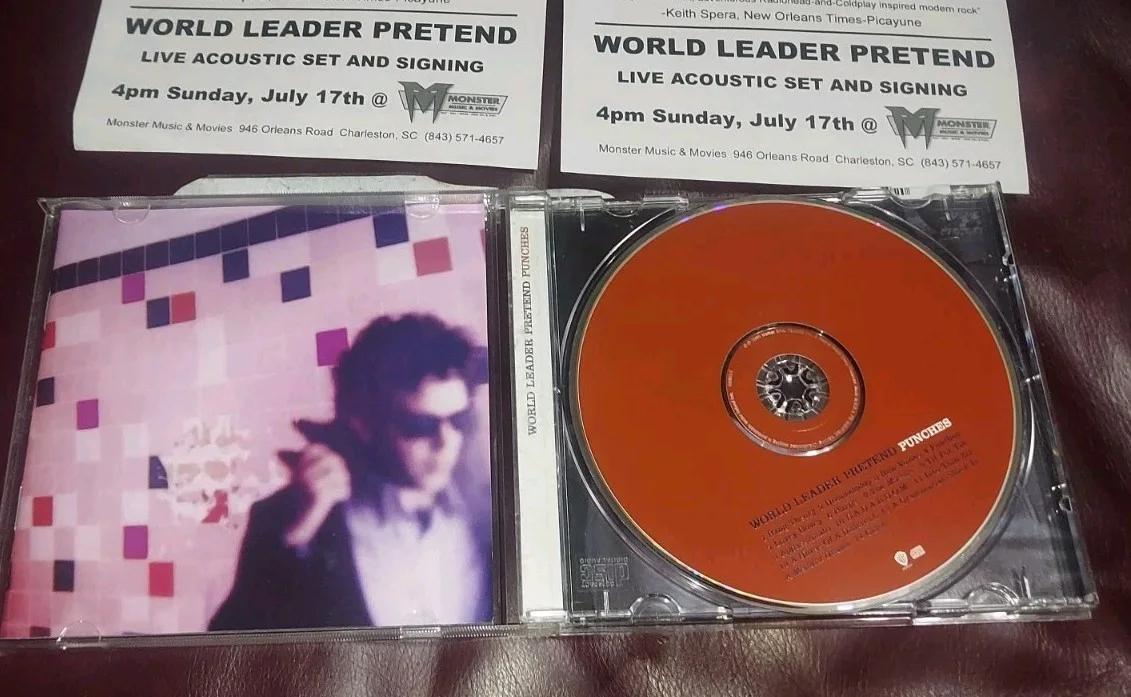 World Leader Pretend Autograped Punches CD HAND SIGNED L@@K A Lot More + FS, изображение 4