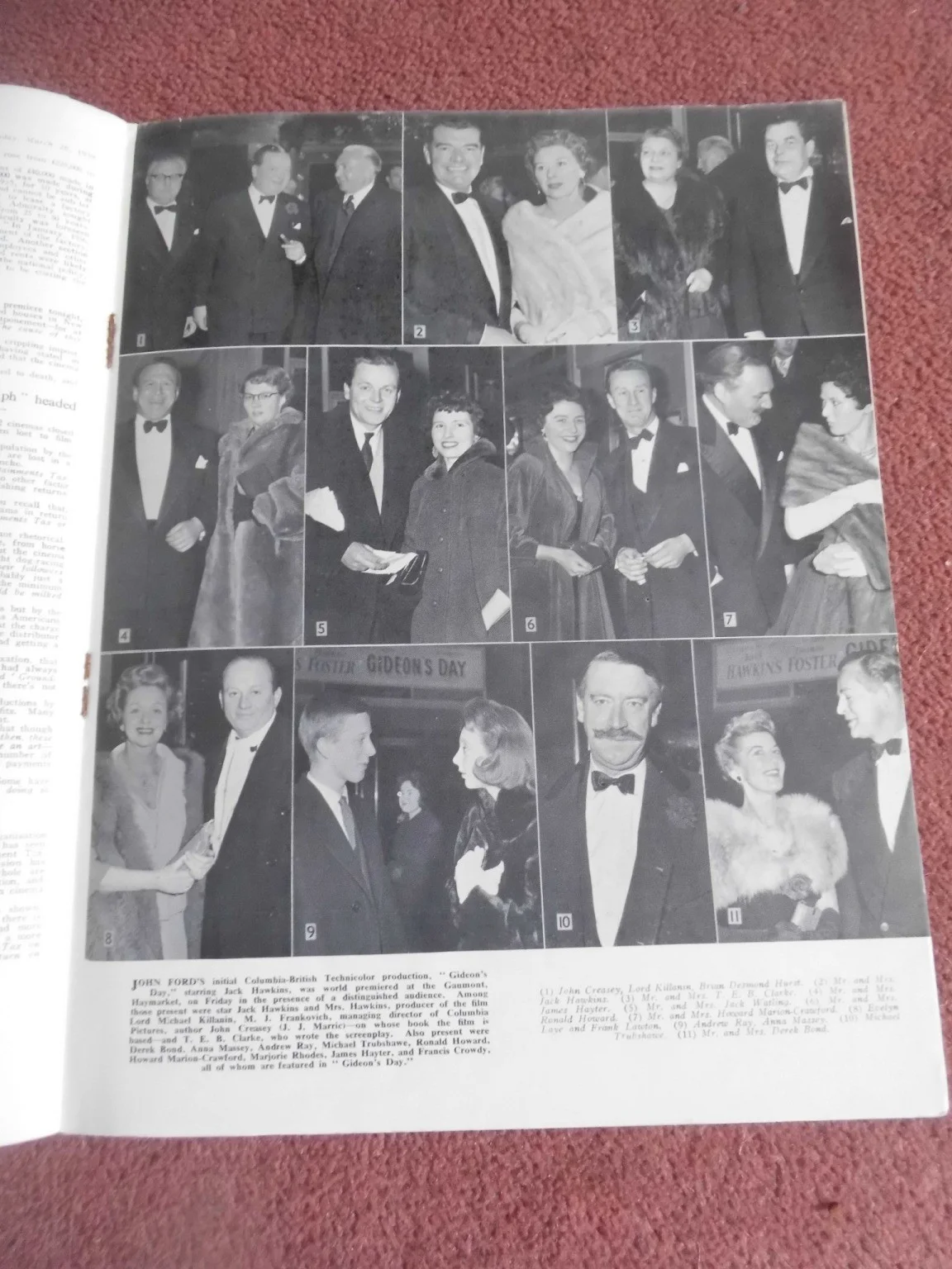 DRACULA (HAMMER FILMS) in DAILY CINEMA scarce 1958 UK trade mag, изображение 3