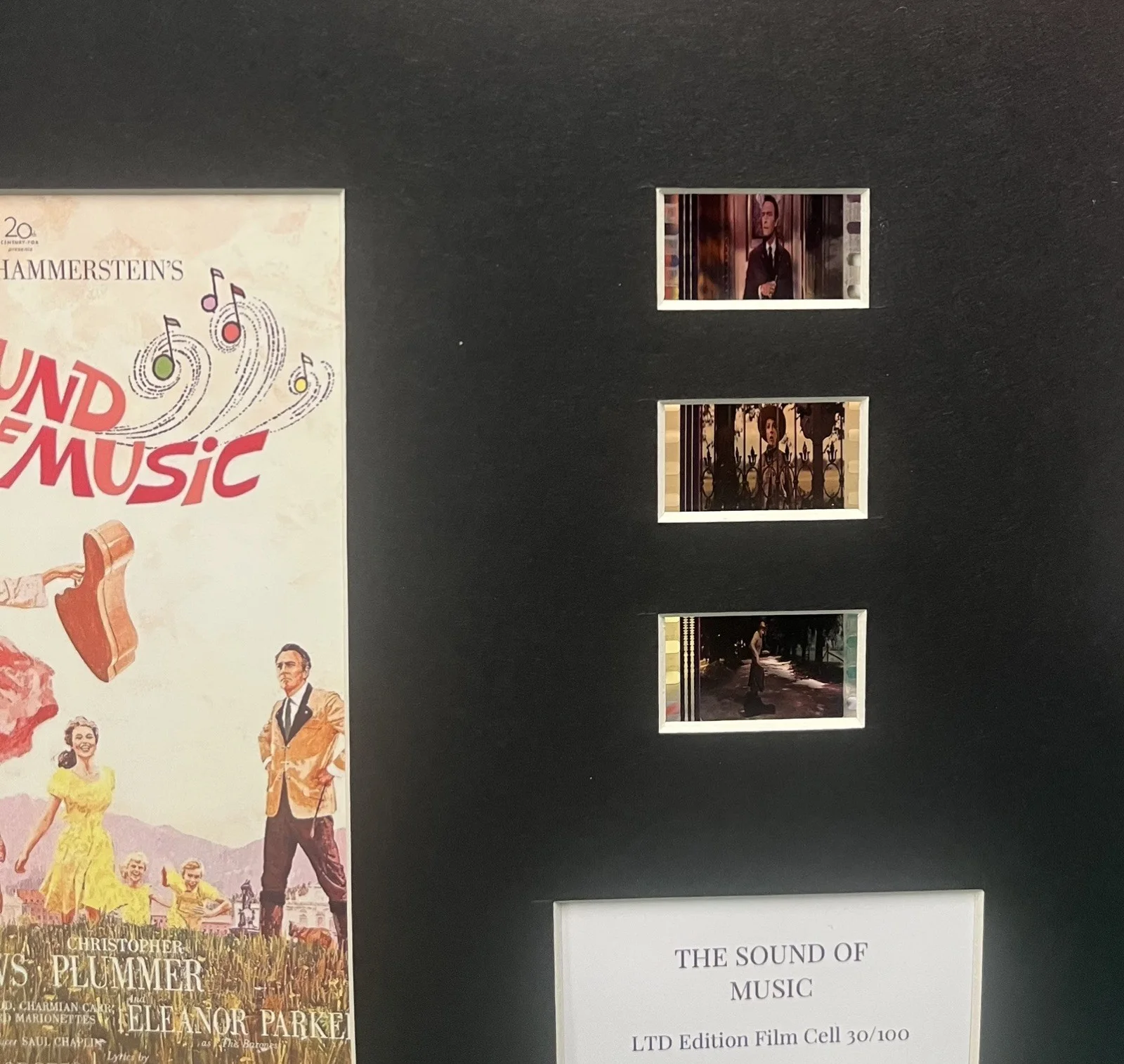 THE SOUND OF MUSIC. 35mm Film Cell MOUNTED Display, image 2