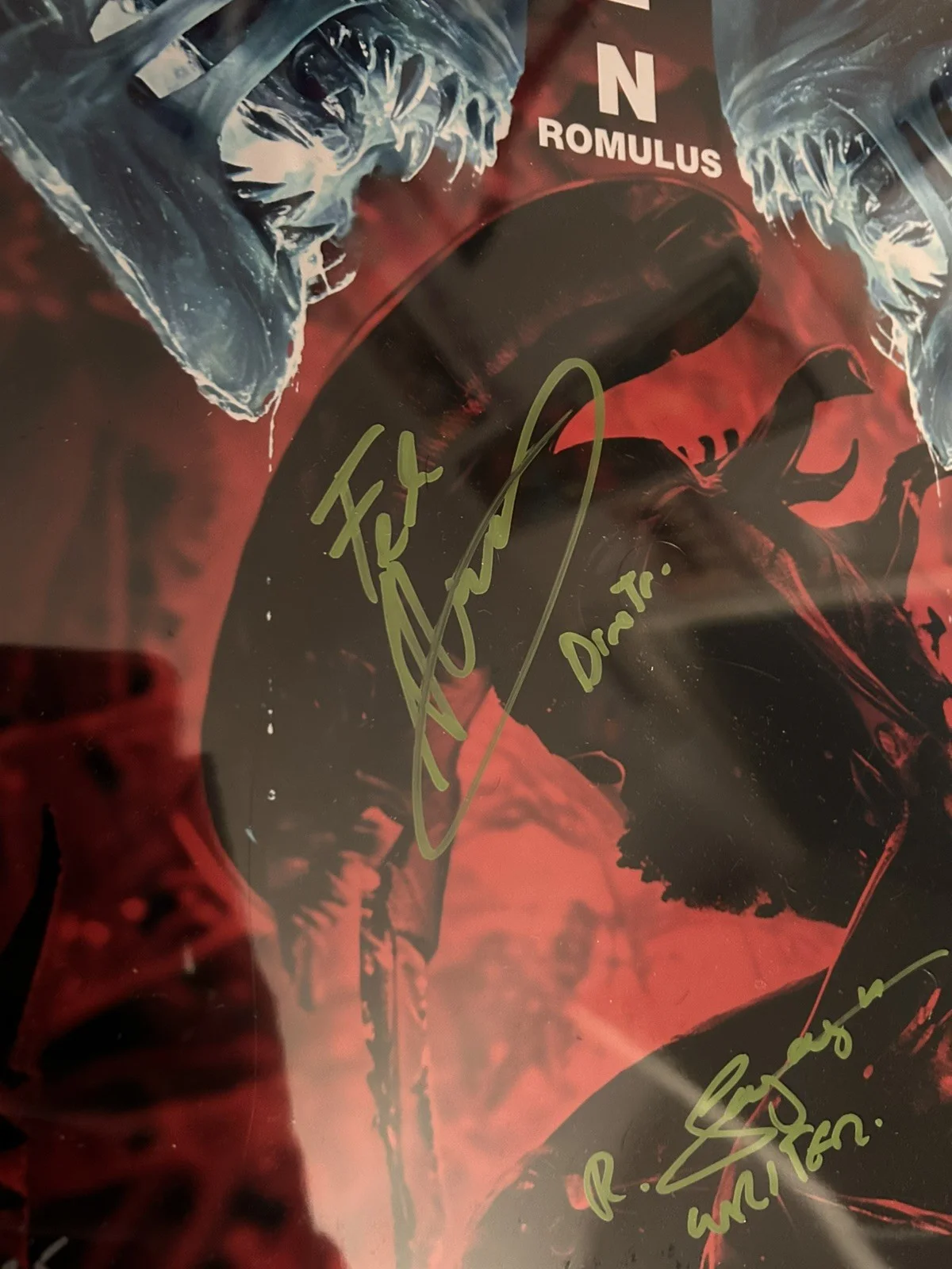 Fede Alvarez / Rodo Sayagues Signed 11x14 Photo Alien: Romulus Autograph Beckett, image 2