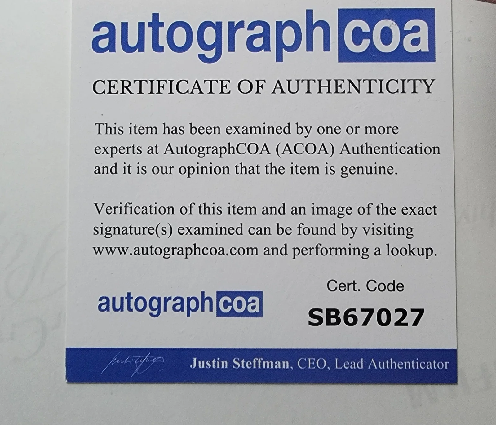 Bolo Yeung — Bolo Yeung Authentic Signed 11x14 Photo W/ ACOA Enter The Dragon, изображение 2