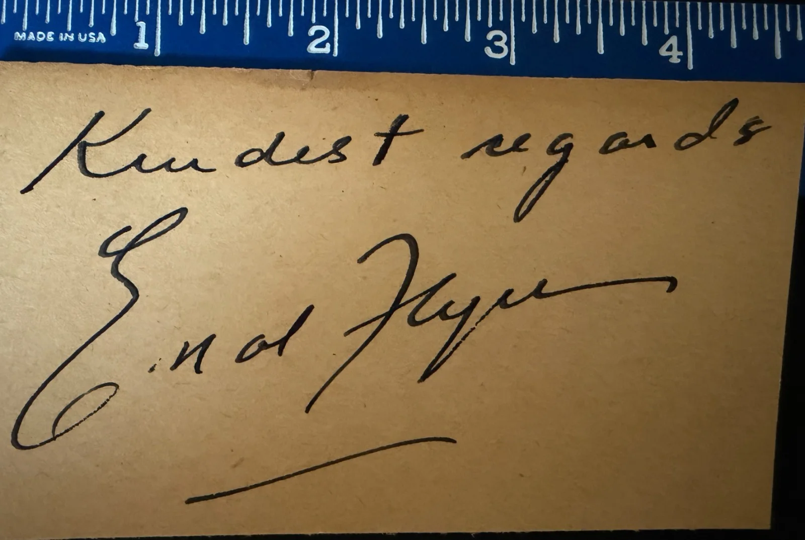 Errol Flynn - Original / Authentic Signature, image 2