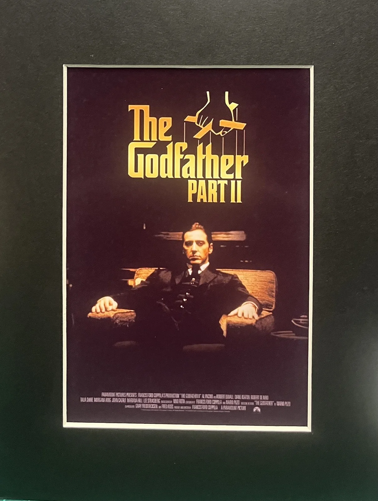 THE GODFATHER. PART 2. 35mm Film Cell MOUNTED Display, image 2