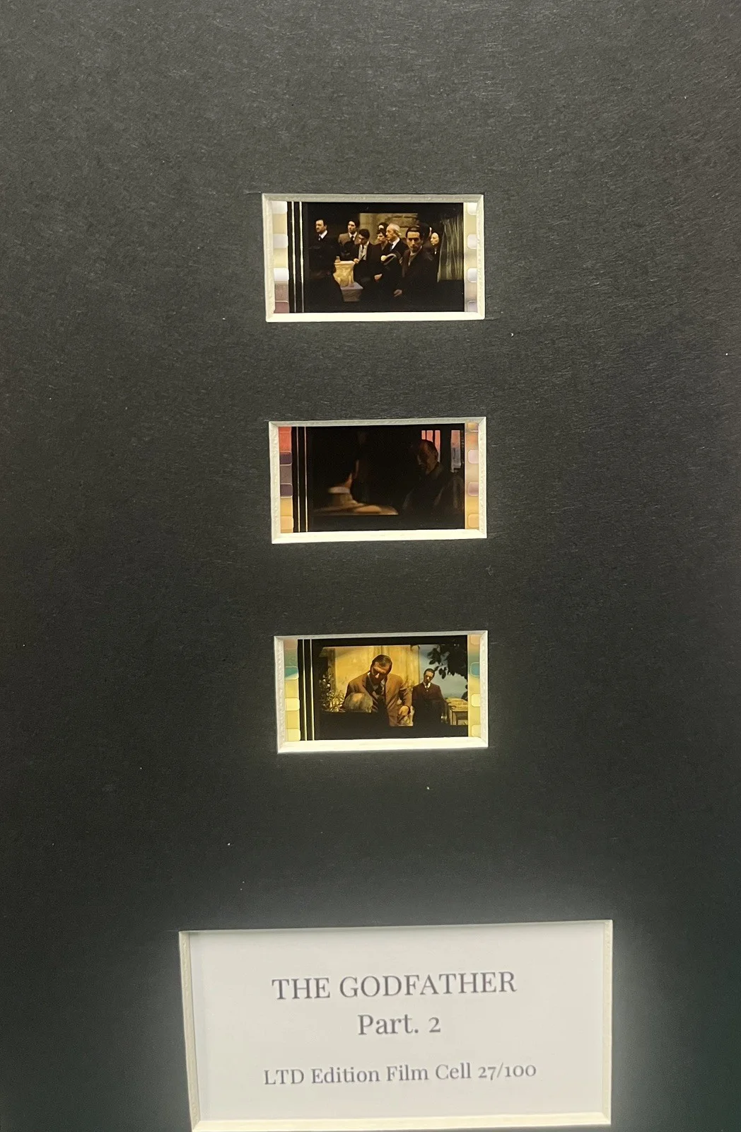 THE GODFATHER. PART 2. 35mm Film Cell MOUNTED Display, image 3
