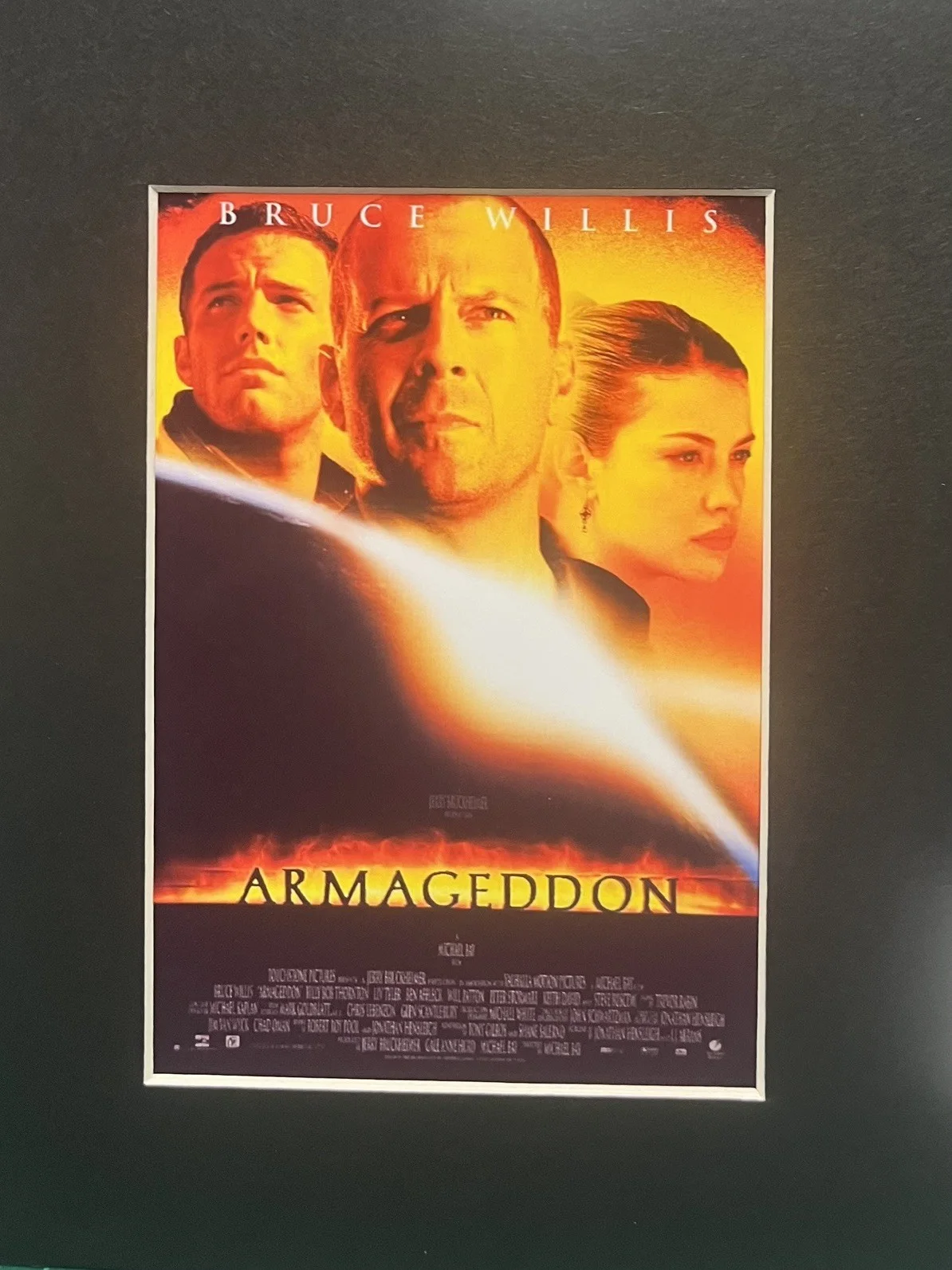 ARMAGEDDON. 35mm Film Cell MOUNTED Display, image 3
