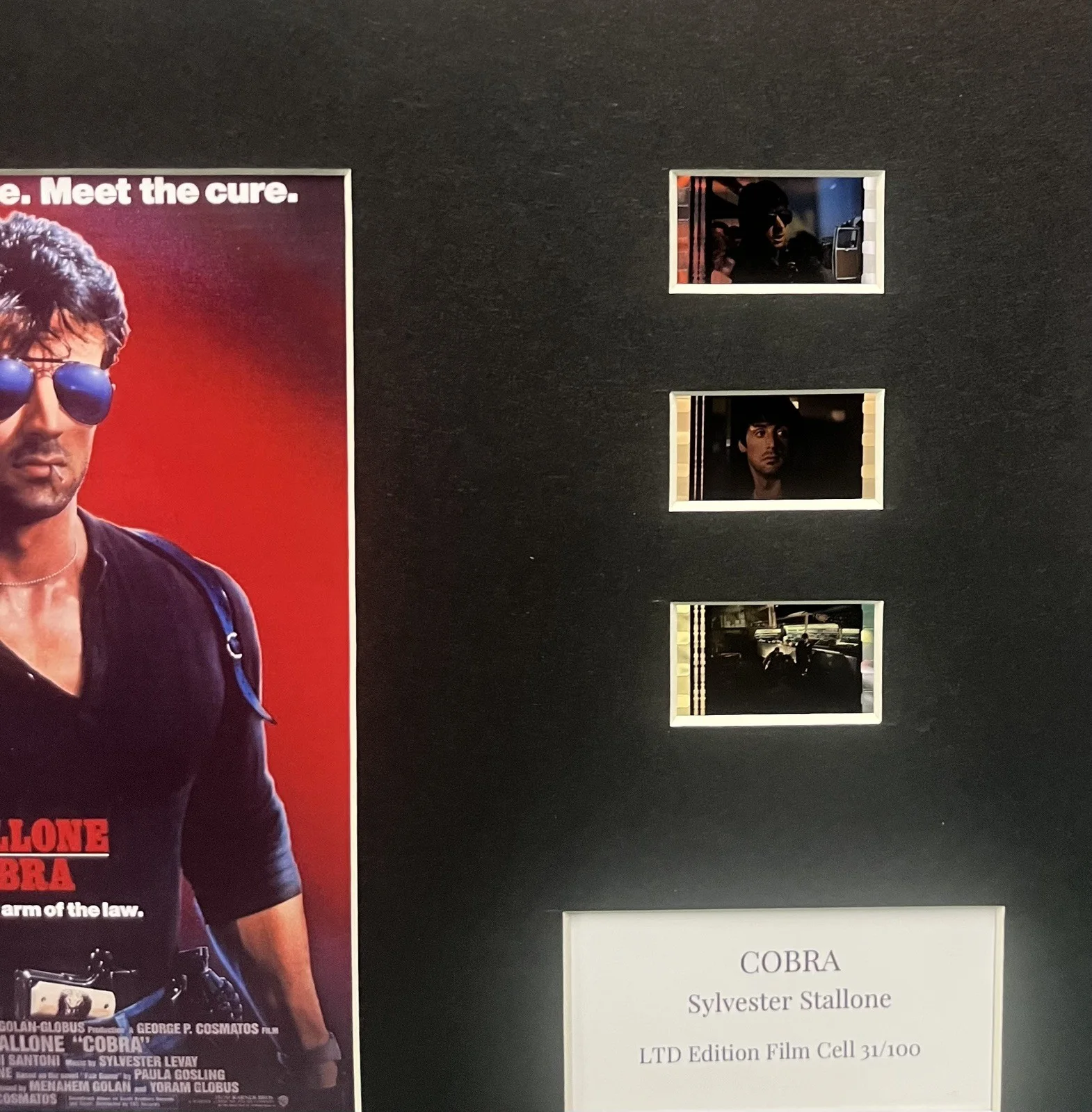 COBRA. 35mm Film Cell MOUNTED Display, image 3