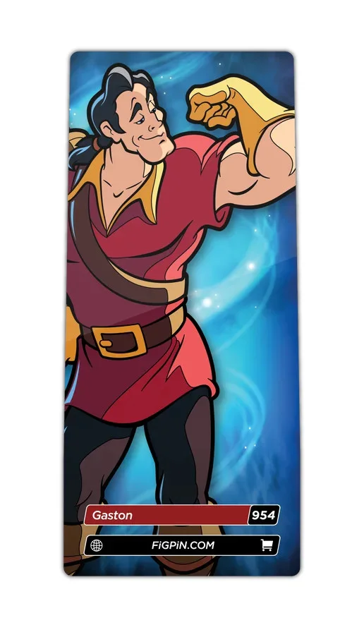 FiGPiN Gaston (0954) Disney Villains 3-Inch Enamel Pin, изображение 2