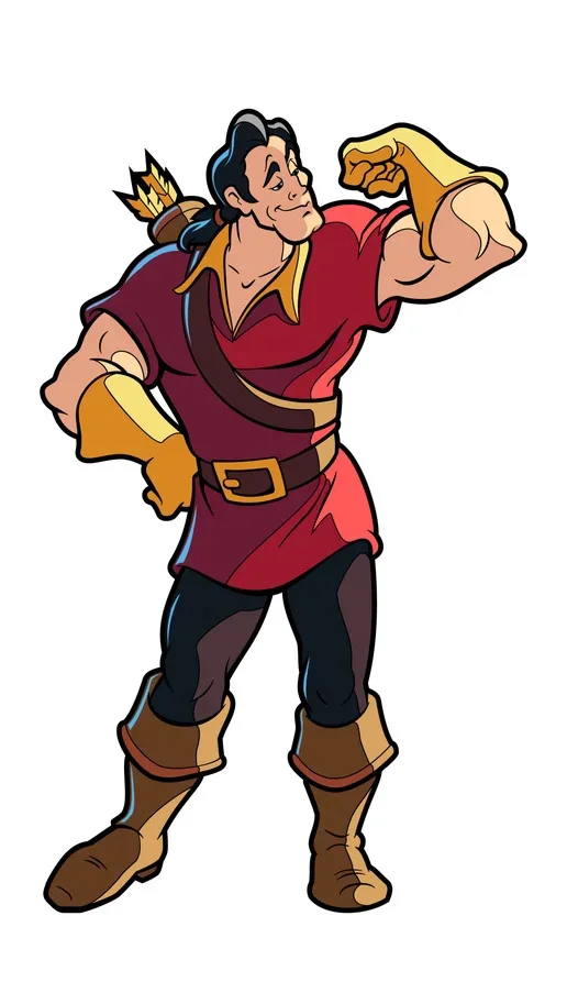 FiGPiN Gaston (0954) Disney Villains 3-Inch Enamel Pin, изображение 4
