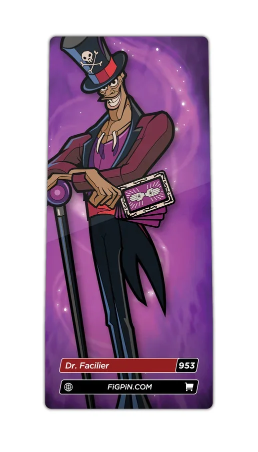 FiGPiN Dr. Facillier (0953) Disney Villains 3-Inch Enamel Pin, изображение 2
