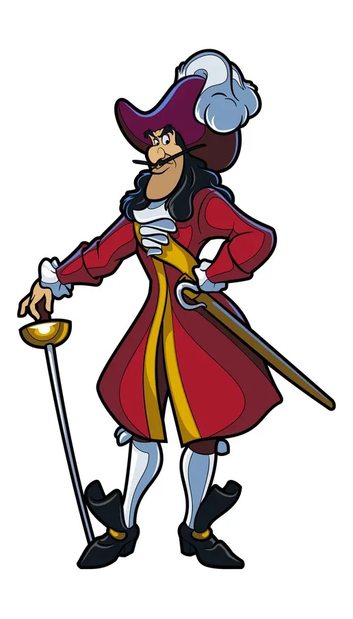 FiGPiN Captain Hook (0950) Disney Villains 3-Inch Enamel Pin, image 4