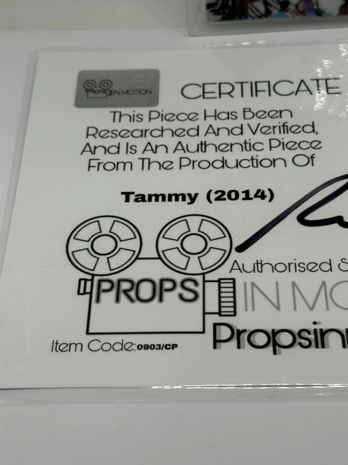 Authentic TAMMY Crew Pass - Niagara Falls Shoot - Melissa McCarthy Prop w/ COA, image 3
