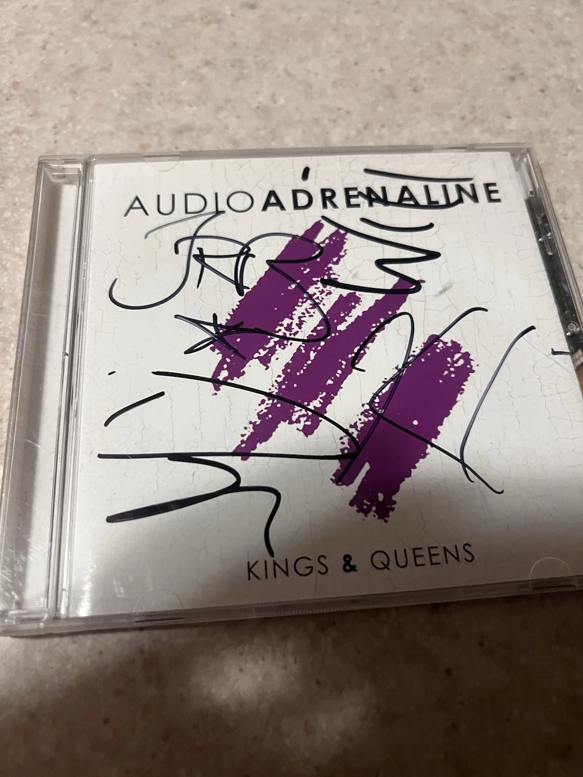 Audio Adrenaline Signed CD Kings & Queens Autograph Auto, image 2